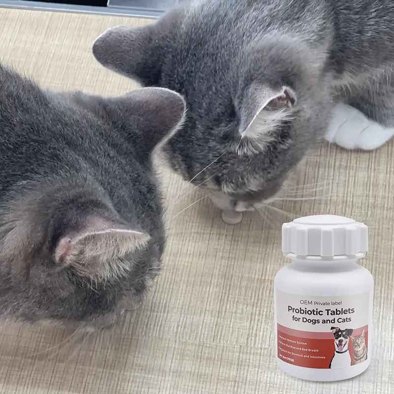 Comprimidos probióticos para perros y gatos