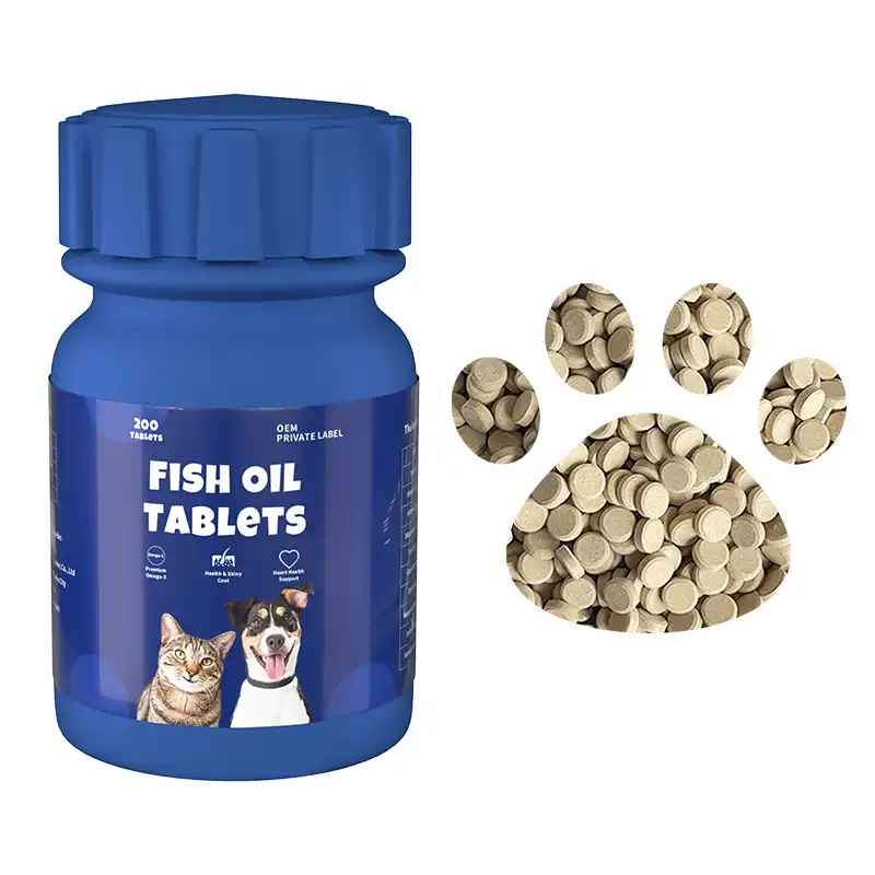 貓狗專用Omega3深海魚油片補充劑。