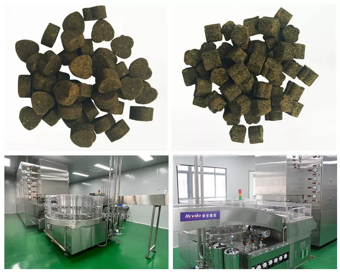 맞춤형 씹어먹는 반려동물 보조제 정제