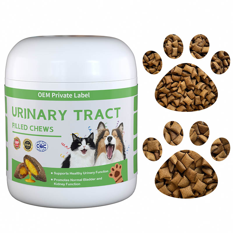 urinary tract support chews – pillow shape filled