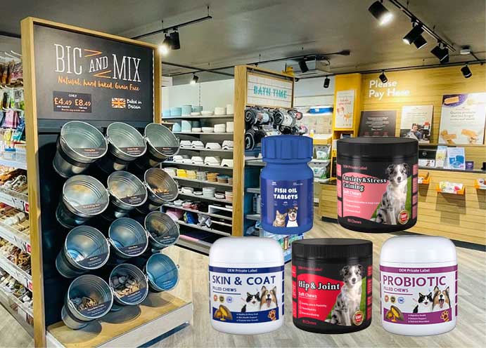 popular private label pet supplements