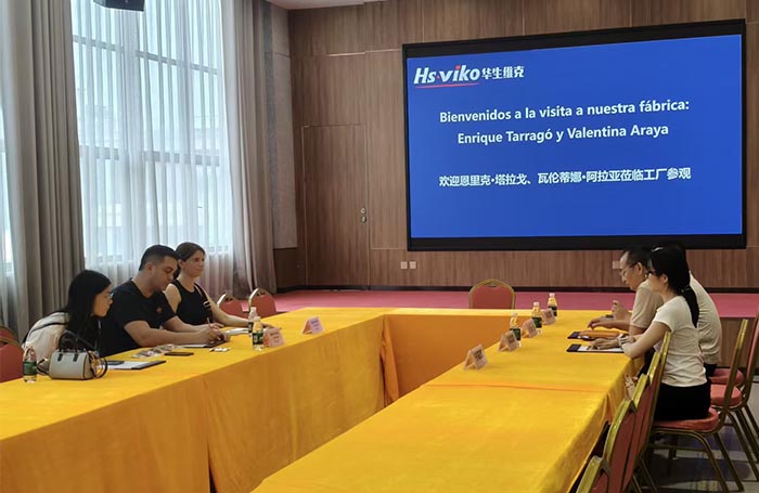 chilean clients visit hsviko for factory inspection3